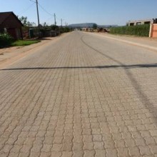 Interlocking Cement Road